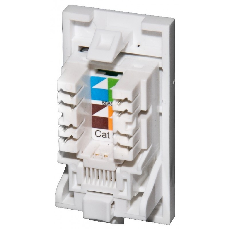 Cat6 UTP RJ45 Module Euromod Size Cat6 Modules Outlets